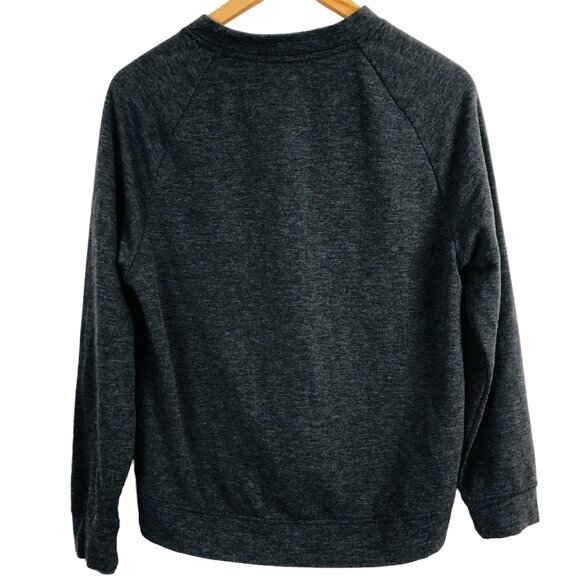 Rae Dunn Women's Touch Down Sweatshirt Sz Small Gray Lightweight Soft Cozy Warm - Picture 6 of 7